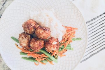 Sweet Sriracha Turkey Meatballs